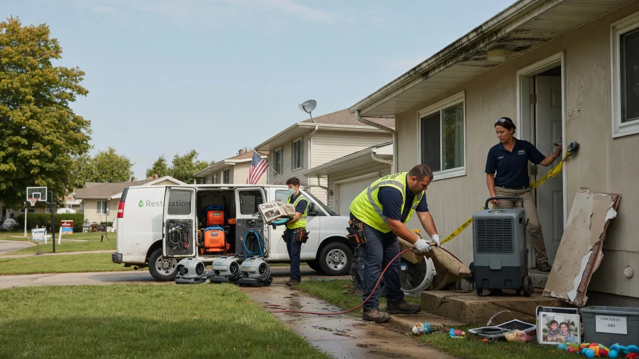 Water Damage Restoration in Townsville, NC near me